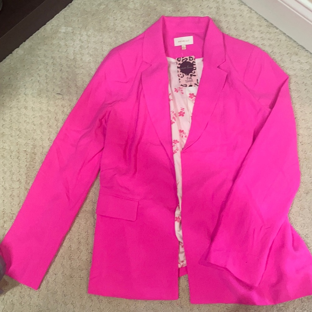 Hot pink blazer- NWT size large